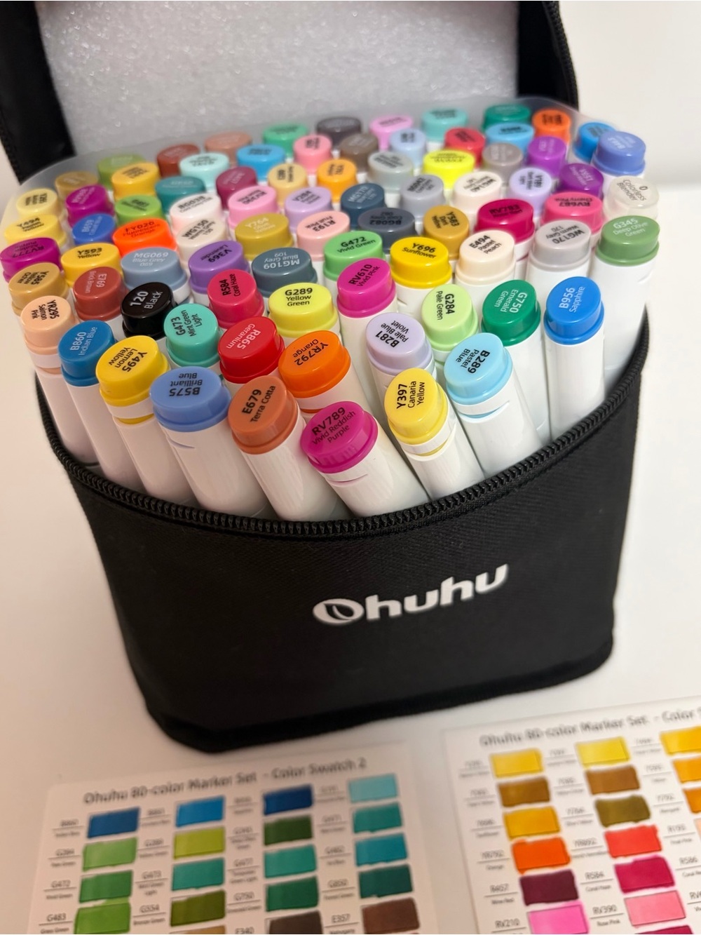 Ohuhu 80-Color Marker Set